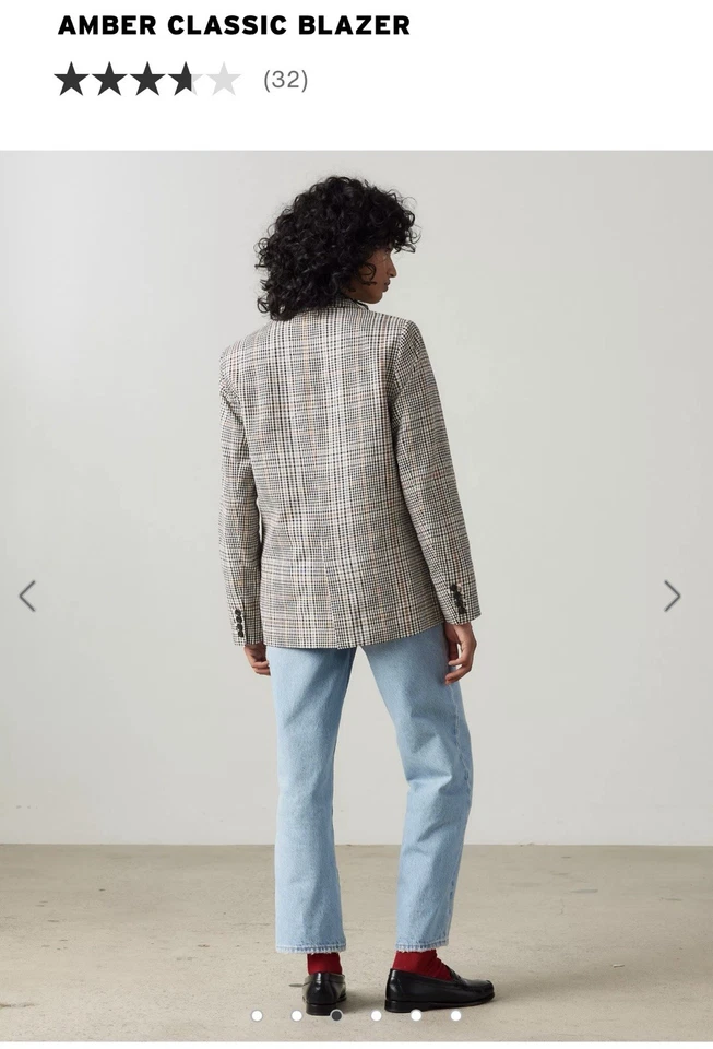 Blazer clásico ámbar Levi’s talla M estilo mujer A71760005 Foto 3 de 4