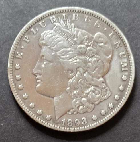 1893-O Morgan Silver Dollar, Polished VF