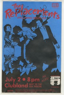 The Replacements autographed concert poster Tommy Stinson Paul Slim Dunlap