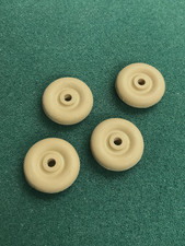 4 old look White Rubber TIRES 7/8" ARCADE HUBLEY Kenton Dent Cast Iron Toy