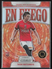 2025 Panini Prizm FIFA Club World Cup #8 Taishi Matsumoto En Fuego Silver Prizms