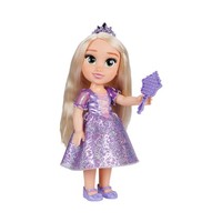 Disney Princess Rapunzel Puppe 35Cm, Reflektierende Glitzeraugen, Bewegliche Gel