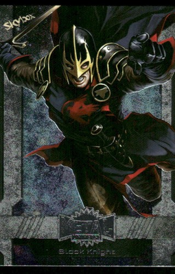 #ad Black Knight 2023 Marvel Metal Universe Skybox Card #88 NM $1.98