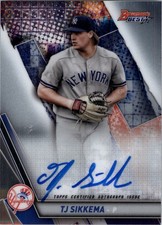 2019 Bowman's Best Best of '19 Autographs #B19TJS TJ Sikkema Auto - BB