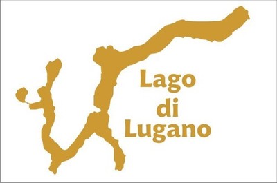 Luganer See, Lago di Lugano Aufkleber, Folienschnitt, neu, nur hier!