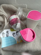 TASSIMO Aromabecher Set, 2 Stück mit Toni Abfallbehälter von Koziol, neu , pink
