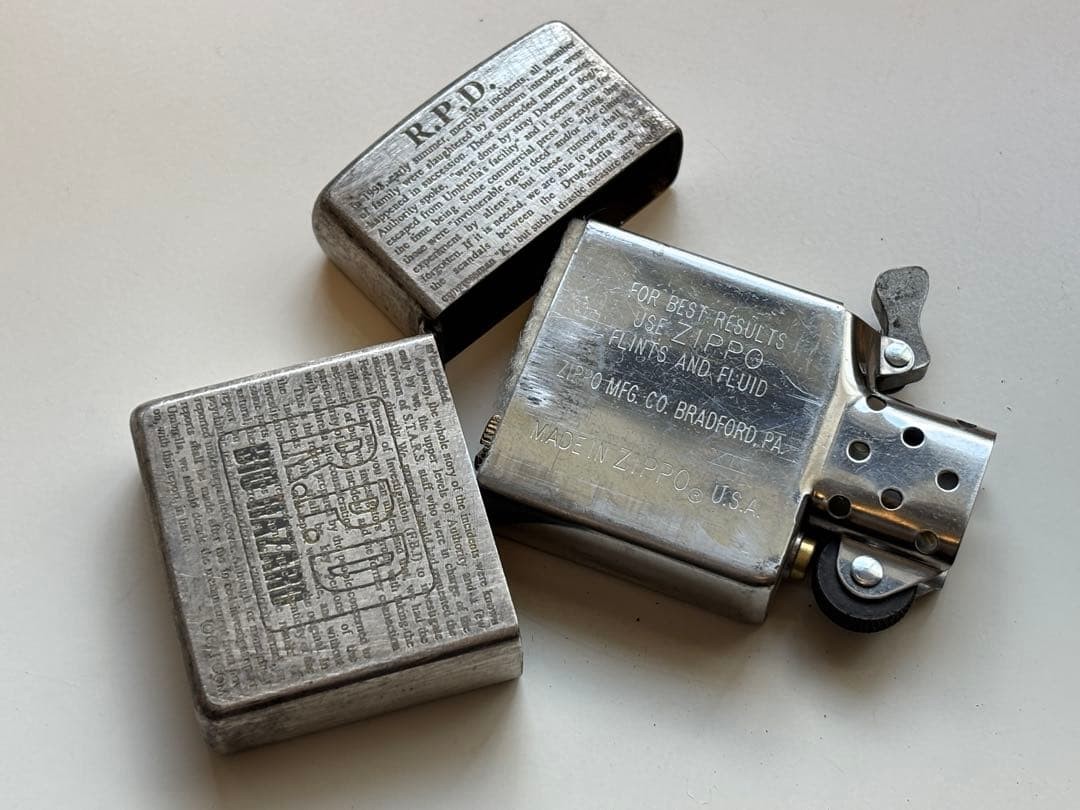ZIPPO Biohazard Limited Edition 1999 Vintage R.P.D. Police Lighter