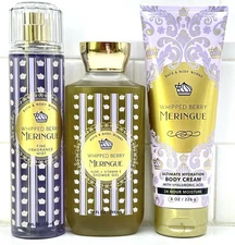 Whipped Berry Meringue Bath And Body Works Fragrance Mist Cream Shower Gel Read