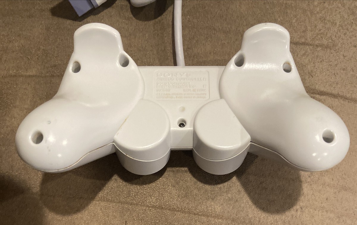Official Sony Playstation 1 PS1 PSone White Controller! Fast