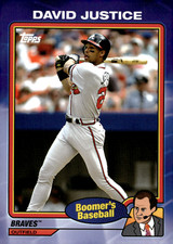 2024 Topps Chris Berman X - #29 David Justice Braves