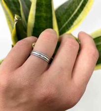 925 Sterling Silver Ring, Boho Ring, Solid Silver Band, Vintage Ring,  All size