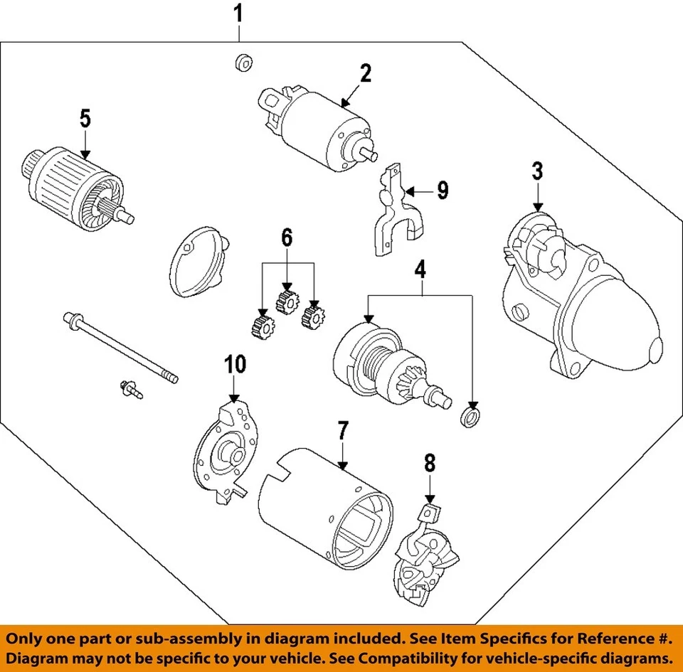 Б/у стартер подходит: 2015 Kia Sportage класса A - Изображение 3 из 4