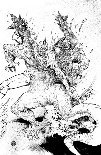 ULTRAMEGA By James Harren #1 2 3 4 SET B&W incentive SET Paul Pope Tradd Moore - Picture 5 of 7
