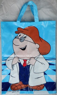 Tetley Tee Vintage Tasche Folk Gaffer Cartoon Retro Design Werbung PVC Shopping