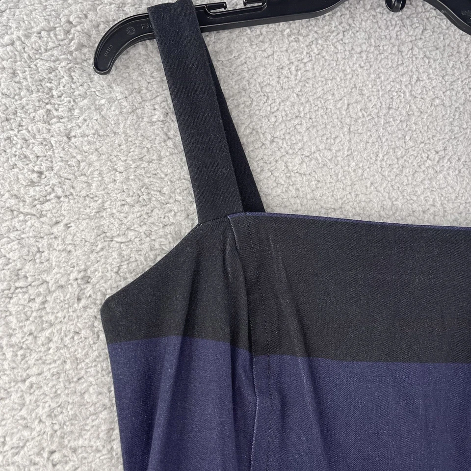 Vestido para mujer Banana Republic Body Con talla 6 azul negro rayas profesional Foto 3 de 4