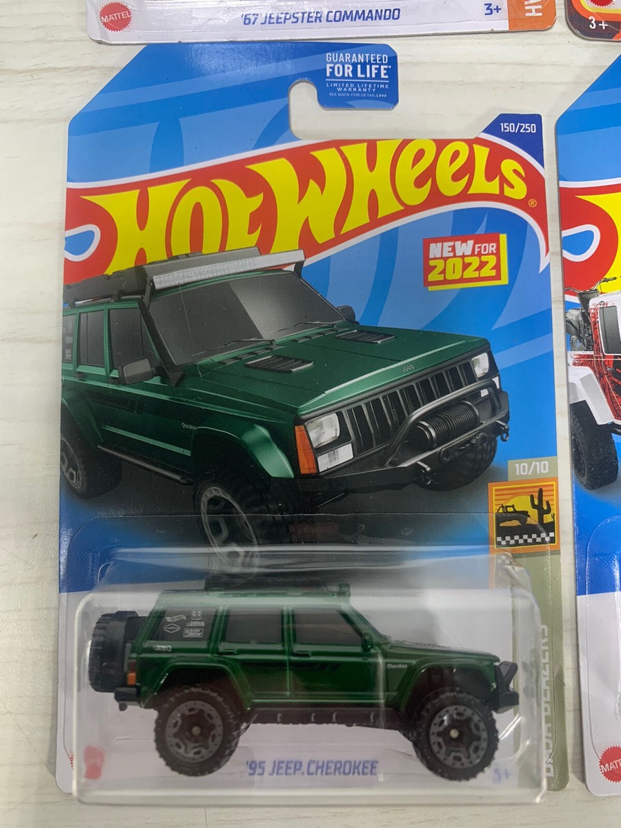 Hot Wheels Matchbox Lot of 4 Jeep Wrangler '95 Cherokee Gladiator