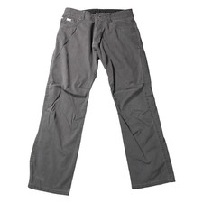 Kuhl Revolvr Technical Hiking Pants Gray Mens 34x32 (Fits 35x31) Side Zip Trail
