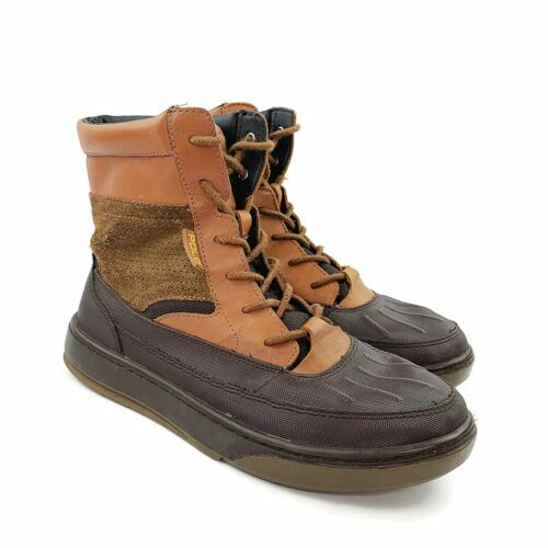 Polo Ralph Lauren Rain Boots Mens Black Pull On Warrington 