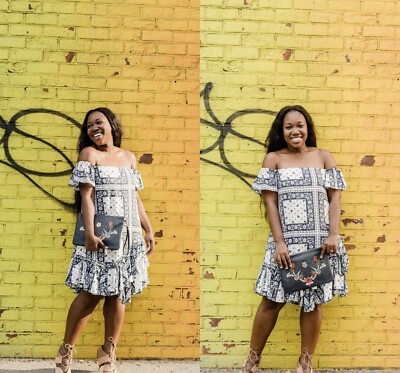 NEW W/ TAG | Cinq a Sept Minella Off The Shoulder Asymmetric Knee Dress | 0