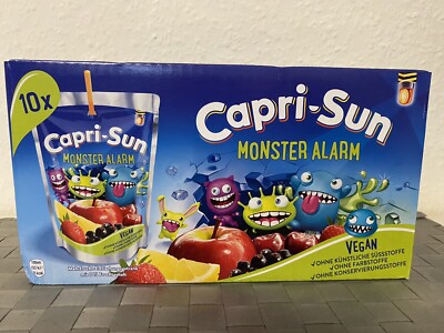 Capri Sun Monster Alarm / Plastikstrohhalm