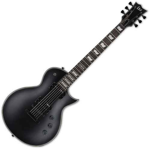 ESP LTD EC-256 6-String Electric Guitar - Black Satin