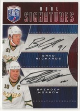 2009-10 Be A Player Signatures Duals #S2RM Brenden Morrow Brad Richards Dallas