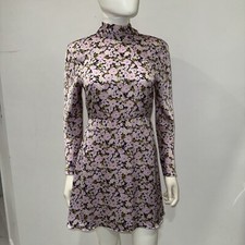zara dress small lilac floral