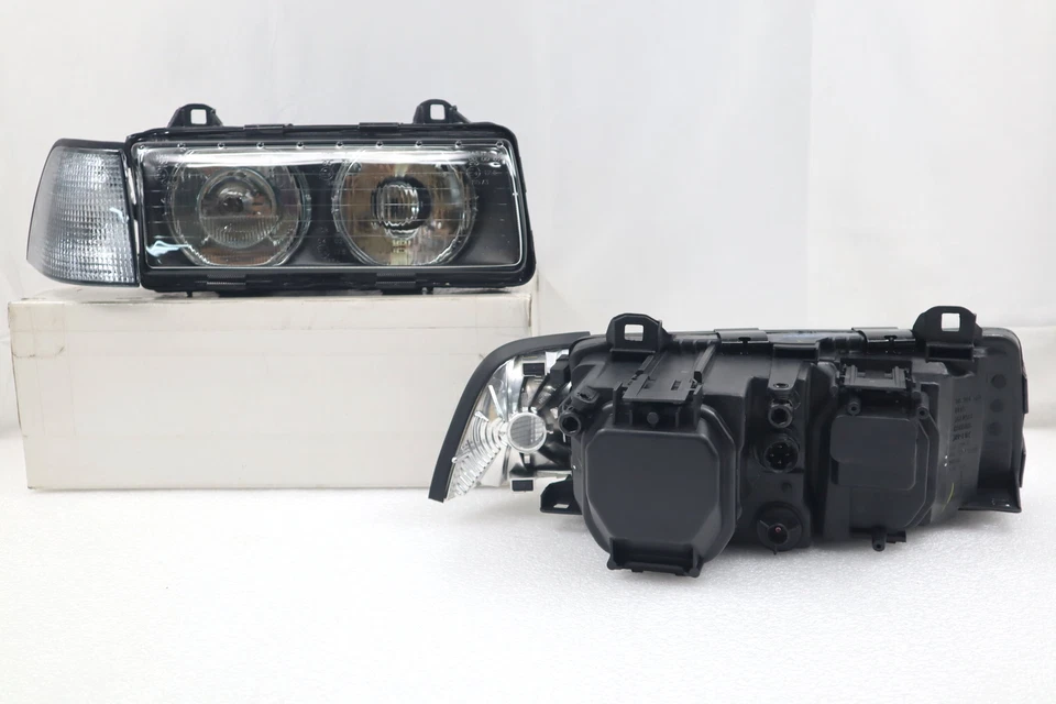 Faro proyector lente de vidrio Depo + luces de esquina de humo ~ para ~ BMW ~ E36 ti hatchback Foto 2 de 4