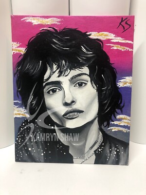 Finn Wolfhard Painting Canvas Panel 8x10 Mike Stranger Things Ghostbusters Art