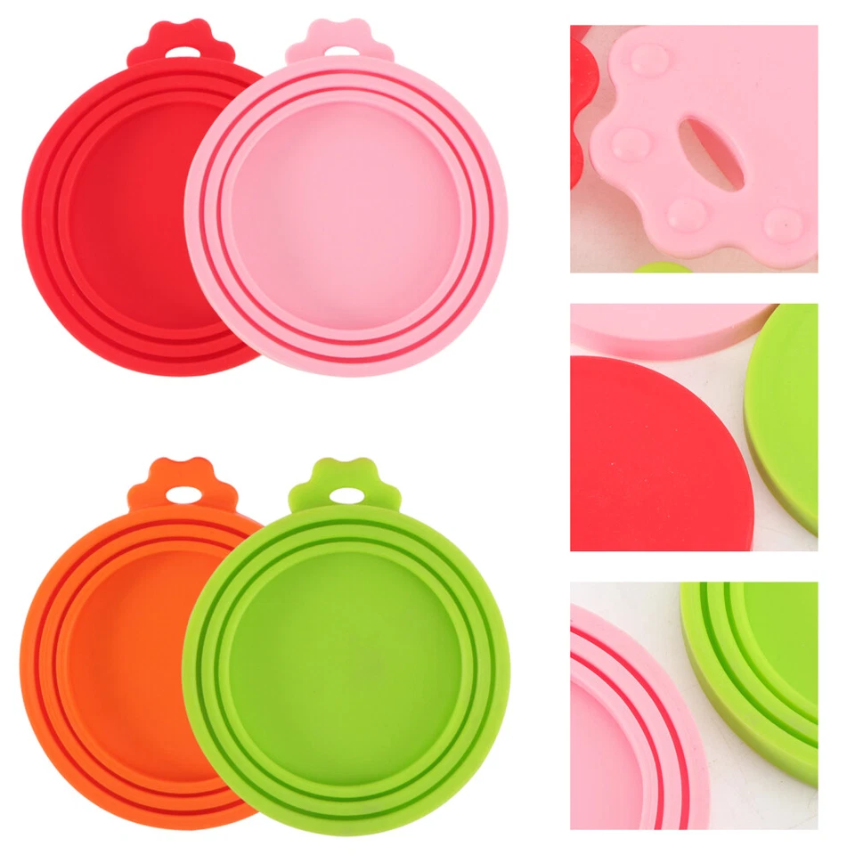 4Stück Haustier Dosen Deckel Hundefutter Dosendeckel für Nassfutter Katzenfutter - Bild 3 von 4