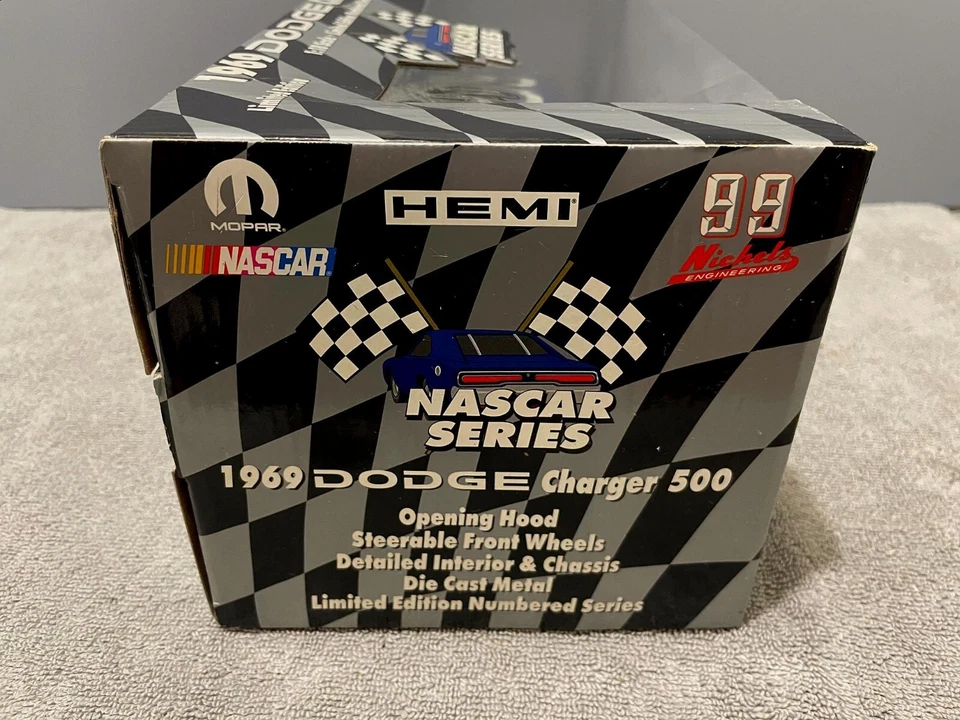 Rare! Mopar 1969 DODGE CHARGER 500 ~ Paul Goldsmith #99 Nascar Series ~ Limited - Image 4 of 4