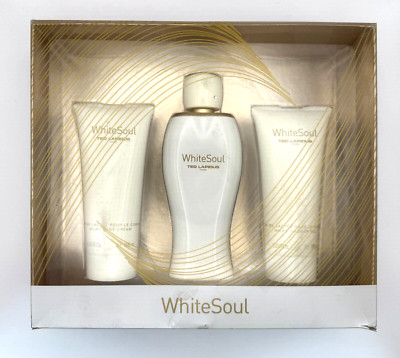 TED LAPIDUS WHITE SOUL RARE GIFT SET! DIISCONTINUED! BOX DAMAGED
