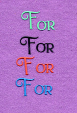 WORD FOR die cuts scrapbook cards