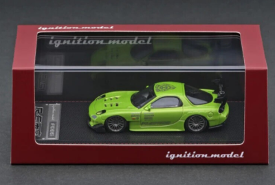 Ignition Model Amemiya Green Metal Mazda RX-7 (FD3S) RE 1:64