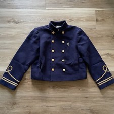 The Animals Observatory Navy Gold Tiger Kids Jacket 10y NEW