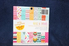 American Crafts Amy Tangerine Paper Pad - 6x6 - Rise & Shine