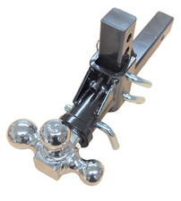 Swivel Triple Ball Tri-ball Adjustable Trailer Drop Tow Hitch Mount 2 Receiver Swivel Triple Ball Tri-ball Adjustable Trailer Drop Tow Hitch Mount 2 Receiver