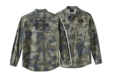 96890-23VM Camicia manica lunga Harley Davidson uomo camo mimetica M-L-XL