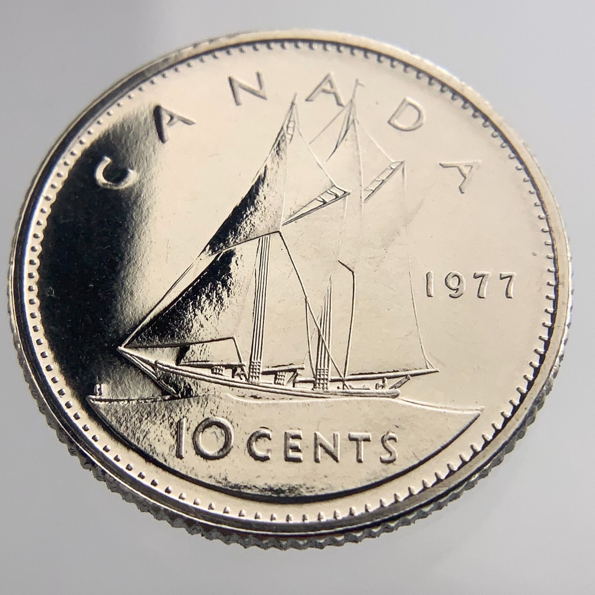 1977 Canada 10 Cents Dime KM#77.1 Uncirculated Coin Z090 | eBay