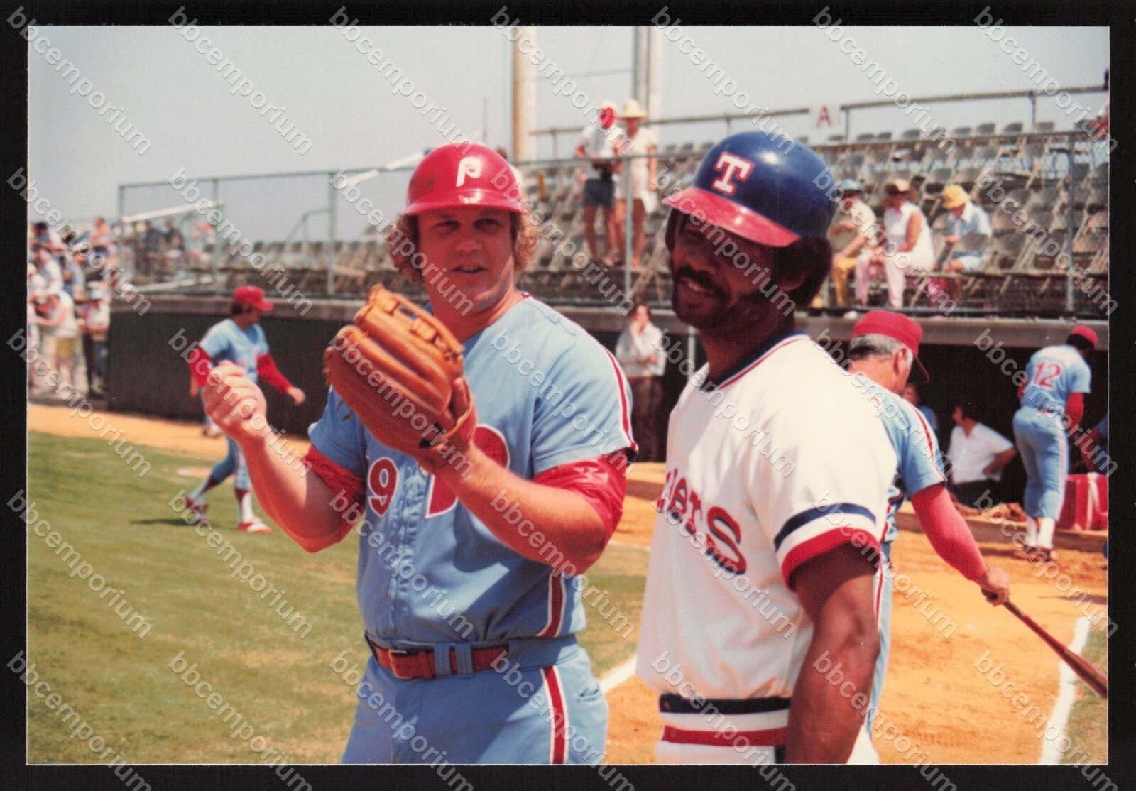 Greg Luzinski Phillies Baseball 3.5" x 5" Original 1979 Type 1 Photograph H864