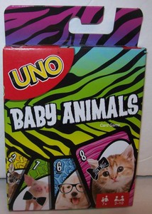 Mattel Jeux Uno Bebe Animaux Famille Jeu De Cartes Neuf Livraison Gratuite Nouveau Ebay