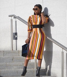 zara orange midi dress