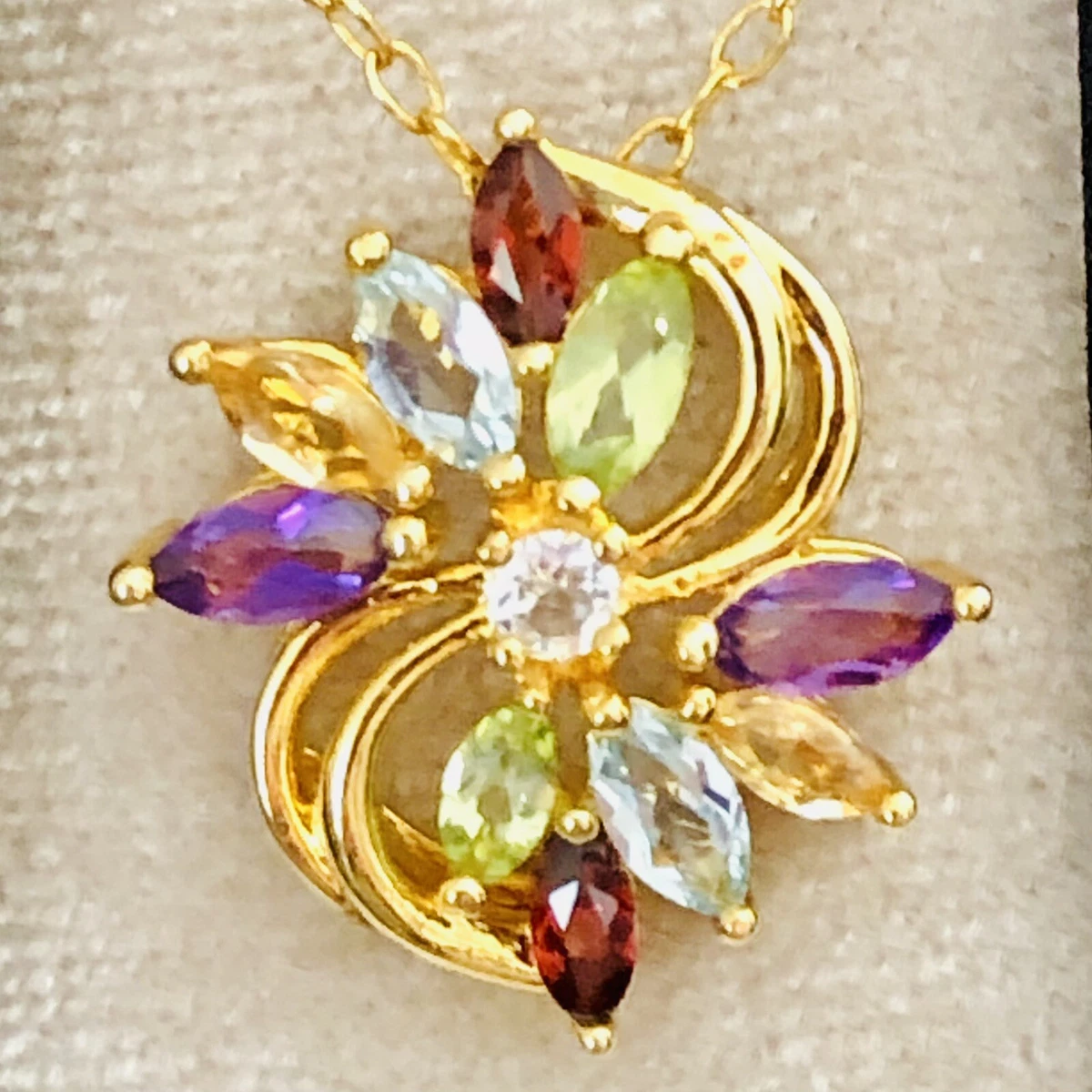 Faux gemstone hotsell jewelry