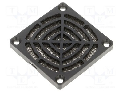 Filtr Ø60mm plastik 1kpl czarny Mocowanie: śruba Z1C2