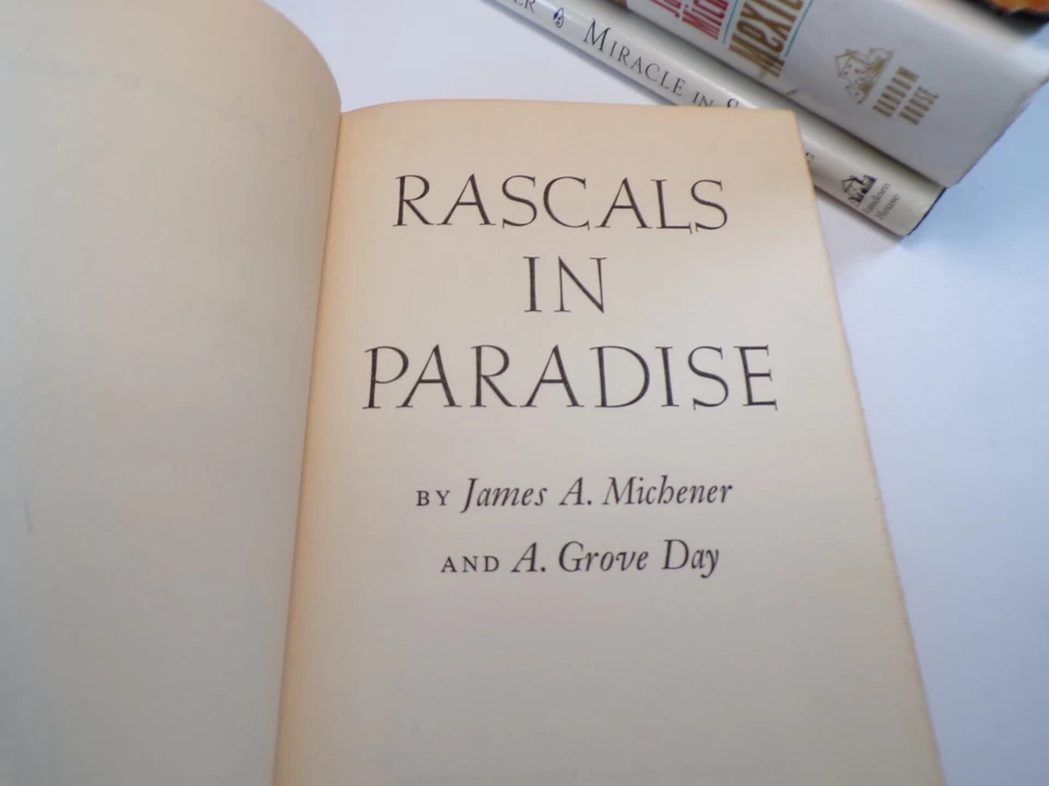 Lot of 7 JAMES MICHENER Books Vintage HARDCOVER 1st Editions 1950's Foto 3 de 4