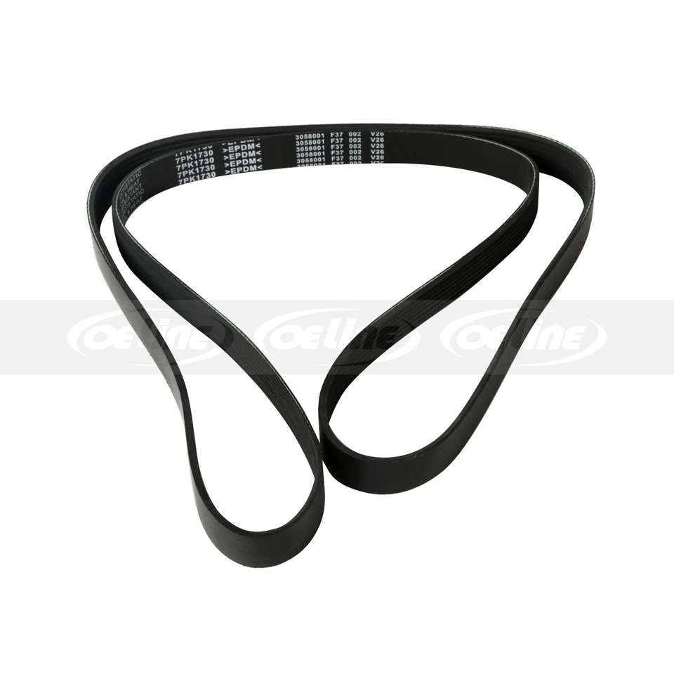 Correa serpentina EPDM 7PK1730 para 02-06 Acura RSX Honda CR-V 2,0 L 2,4 L GASOLINA DOHC Foto 2 de 4