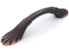 Oil Rubbed Bronze 3 3/4" Kitchen Bathroom Cabinet Shell Pull Pulls 5" length