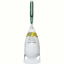 1022 17" Premium Angled Toilet Bowl Brush and Caddy