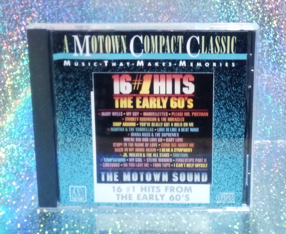 60s Motown Greatest Hits CD - 16 #1 Tracks - 1987 Release