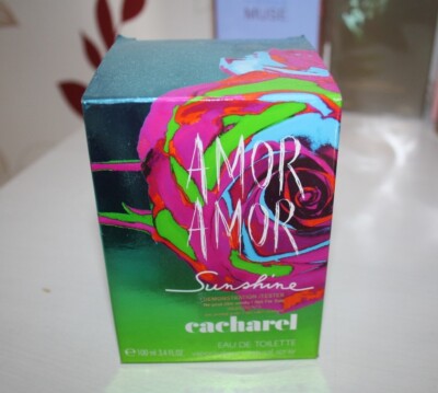 Neu Cacharel Amor Amor Sunshine Eau de Toilette 100 ml Rarität